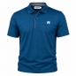 Preview: Polo-Shirt | R-Logo | stretch | petrol-blau