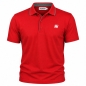 Preview: Polo-Shirt | R-Logo | stretch | dunkelrot