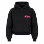 Preview: Hoodie-Pullover | Frauen | 60er Ärmel | schwarz
