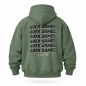 Preview: Hoodie-Pullover | 60er Ärmel | grün
