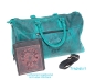 Preview: Sport- & Reisetasche (türkis Vintage-Leder)