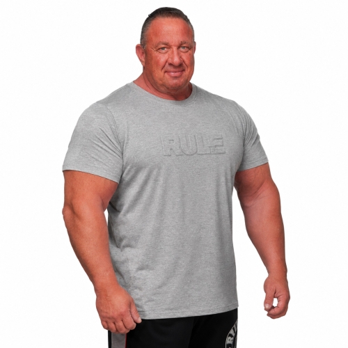 T-Shirt | RULE | 3D | stretch | grau