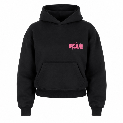 Hoodie-Pullover | Frauen | 60er Ärmel | schwarz