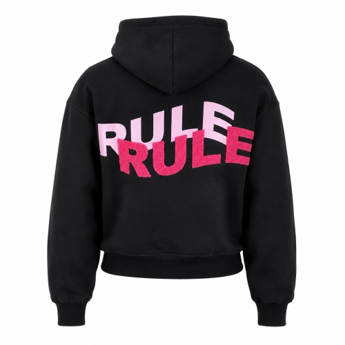 Hoodie-Pullover | Frauen | 60er Ärmel | schwarz
