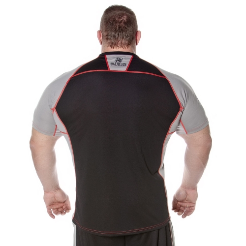 Raglan T-Shirt "Schwarz-Grau" Red-Line [Thermo | Funktion]