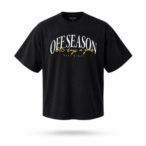 Shirt | 60er Ärmel | Off-Season | schwarz