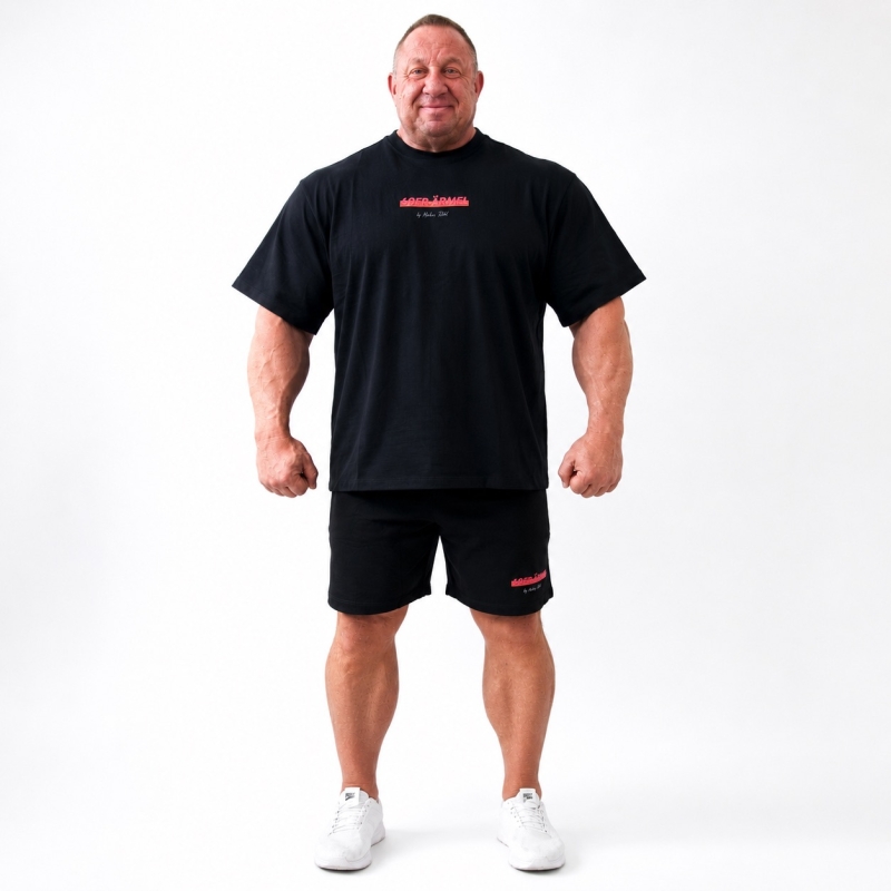 Shorts | 60er Ärmel | schwarz