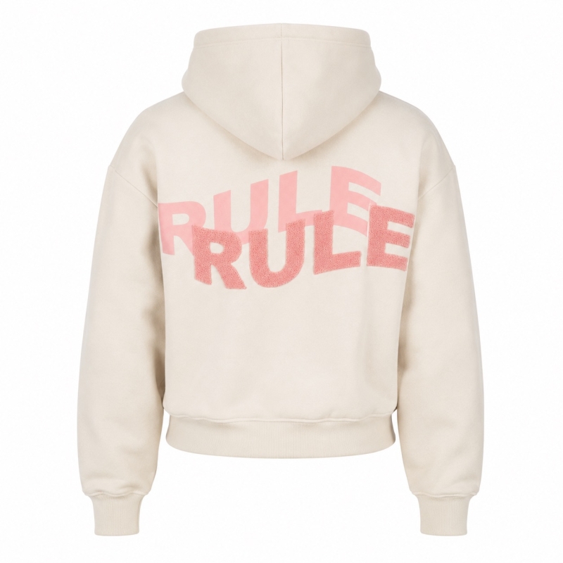 Hoodie-Pullover | Frauen | 60er Ärmel | beige