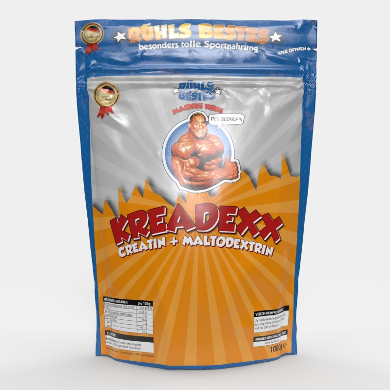 Creatin Maltodextrin Mix mit frischem Zitronen Geschmack