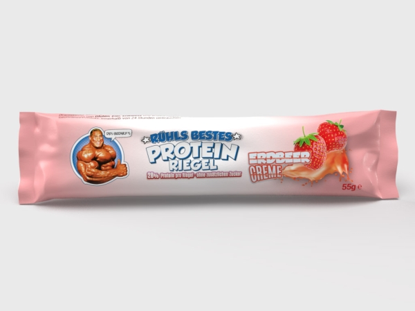 Protein Riegel Erdbeer Creme