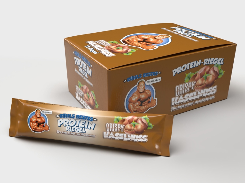 Proetein Riegel Crispy Haselnuss